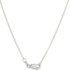 Round Tanzanite and Diamond Halo Pendant Necklace in 14K White Gold