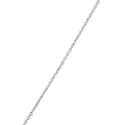 Round Tanzanite Pendant with Diamond Halo, 14K White Gold