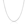 Round Wheat Chain in Silver, 18"