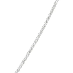 Round Wheat Chain in Silver, 18