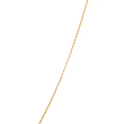 Ruby and Round Diamond Station Necklace, 14K Yellow Gold