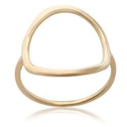 Smooth Open Circle Ring 14K