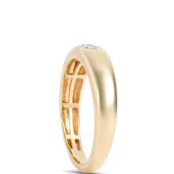 Solitaire Marquise Diamond Band, 14K Yellow Gold