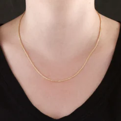 Square Wheat Chain 14K, 18