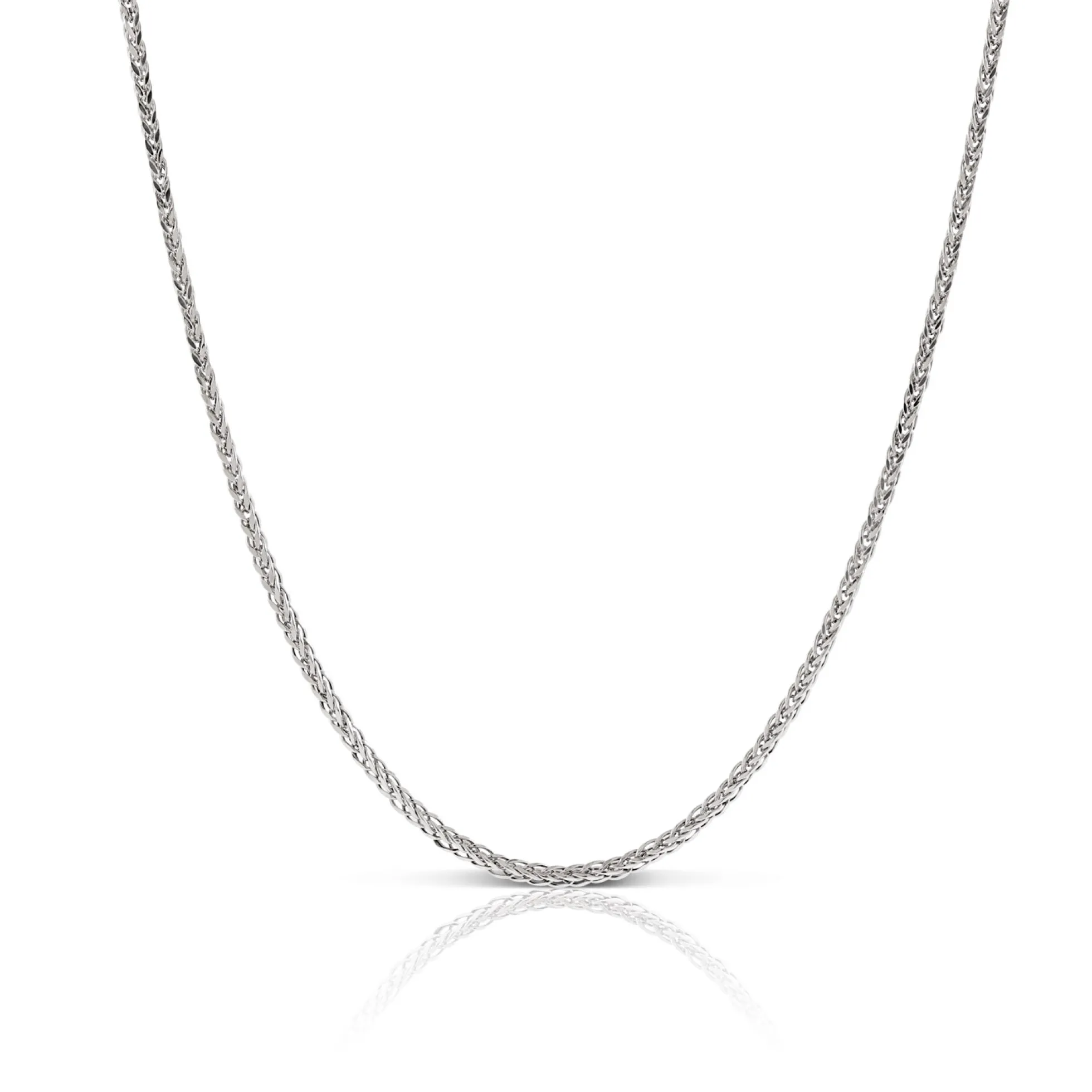 Square Wheat Chain 14K, 20"