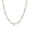 Sterling Silver 24-Inch Figaro Chain Necklace