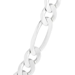 Sterling Silver 24-Inch Figaro Chain Necklace