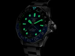 TAG Heuer Aquaracer Professional 300 GMT Blue Dial Stainless Steel Watch, 42mm