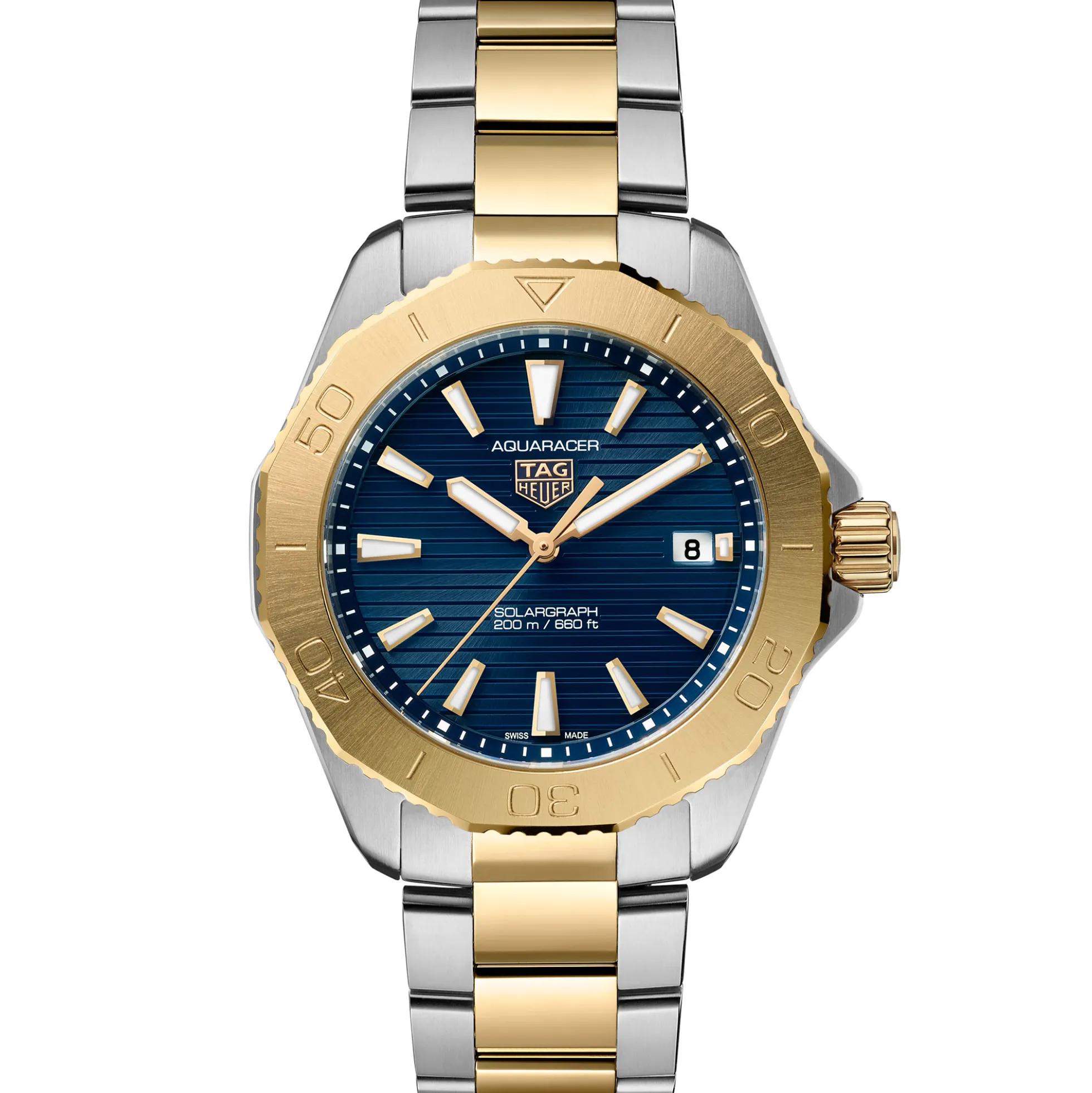 TAG Heuer Aquaracer Professional 200 Solargraph Blue Dial Watch, 40mm