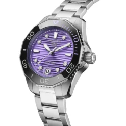 TAG Heuer Aquaracer Professional 300 Purple Dial Watch, 36mm