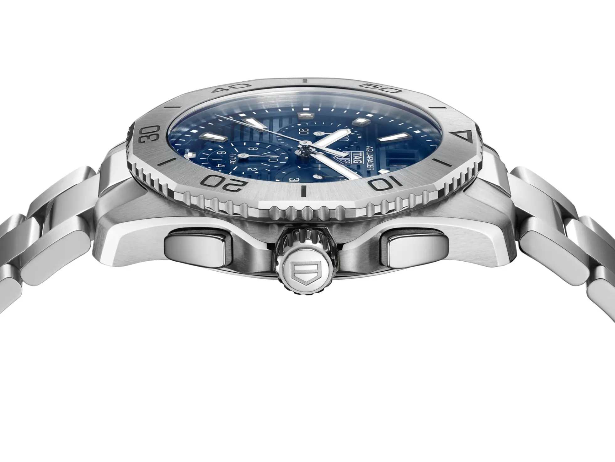 TAG Heuer Aquaracer Professional 200 Chronograph Blue Dial, 40mm