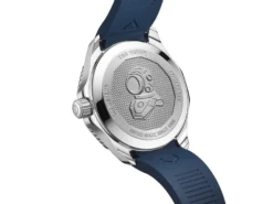 TAG Heuer Aquaracer Professional 300 GMT Blue Dial Blue Rubber Strap Watch, 42mm