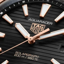 TAG Heuer Aquaracer Professional 200 Solargraph Black Dial Watch, 40mm