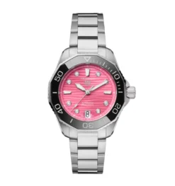 TAG Heuer Aquaracer Professional 300 Date Pink Dial, 36mm