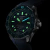 TAG Heuer Aquaracer Professional 300 Blue Dial Blue Rubber Strap Watch, 42mm