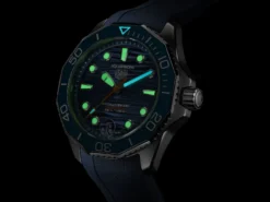 TAG Heuer Aquaracer Professional 300 Blue Dial Blue Rubber Strap Watch, 42mm