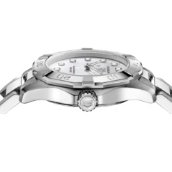 TAG Heuer Aquaracer Professional 100 Solargraph White Dial Watch, 28mm