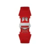 TAG Heuer Calibre E5 Red Perforated Rubber Strap, 45mm
