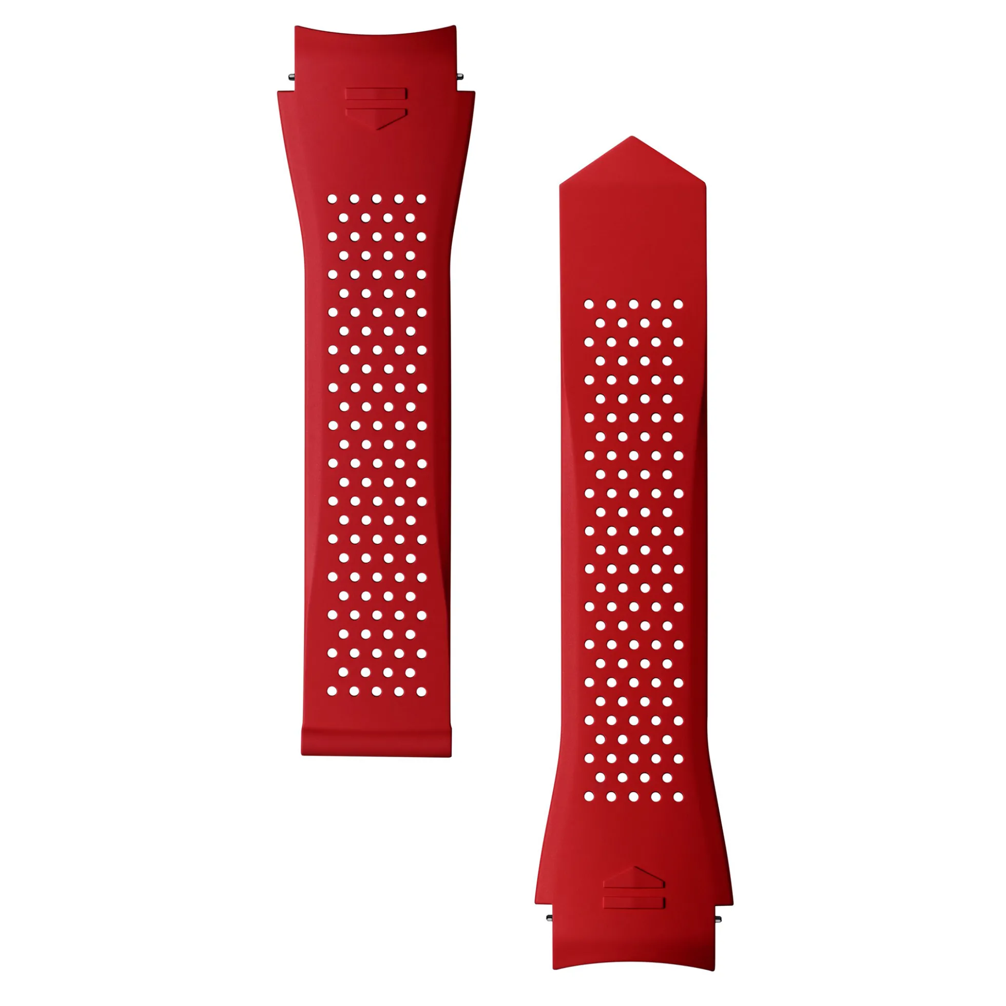 TAG Heuer Calibre E5 Red Perforated Rubber Strap, 45mm