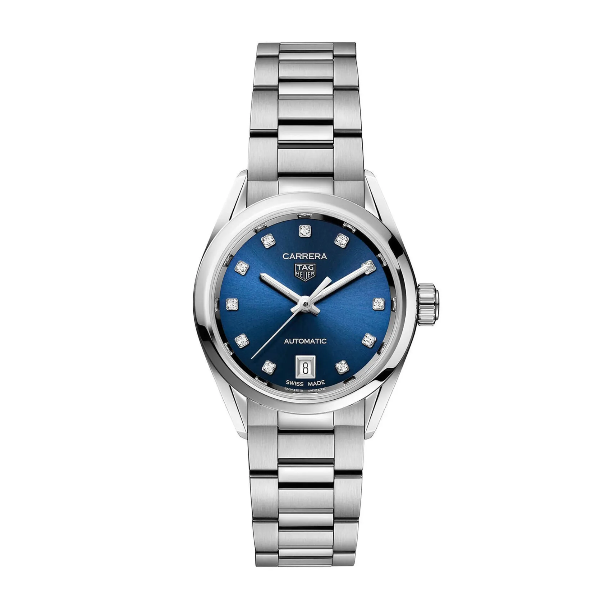 TAG Heuer Carrera Calibre 9 Auto Blue Steel Watch, 29mm