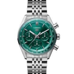 TAG Heuer Carrera Chronograph Green Dial Watch, 41mm