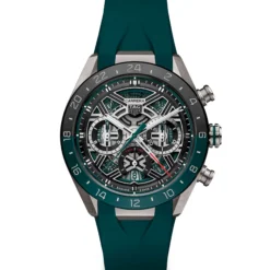TAG Heuer Carrera Chronograph Extreme Sport Green Skeleton Dial Watch, 44mm