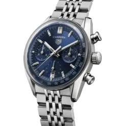 TAG Heuer Carrera Chronograph Blue Dial Watch, 39mm