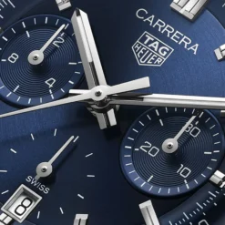TAG Heuer Carrera Chronograph Blue Dial Watch, 39mm