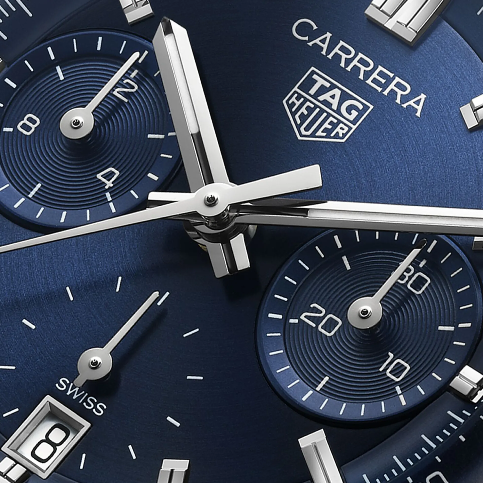 TAG Heuer Carrera Chronograph Blue Dial Watch, 39mm