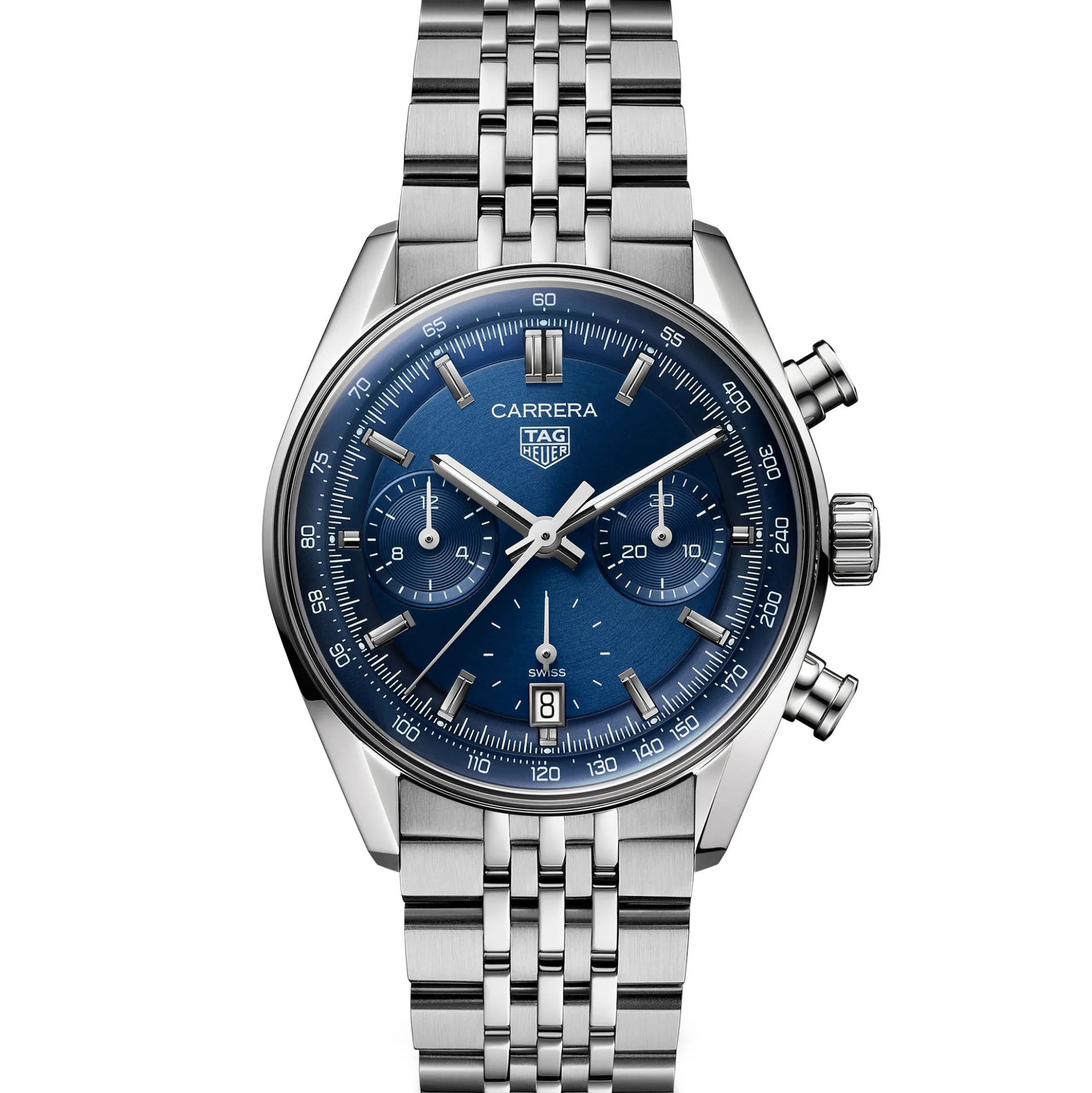 TAG Heuer Carrera Chronograph Blue Dial Watch, 39mm