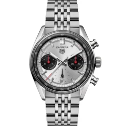 TAG Heuer Carrera Chronograph White Dial Watch, 39mm