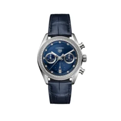 TAG Heuer Carrera Chronograph Blue Dial Watch, 39mm