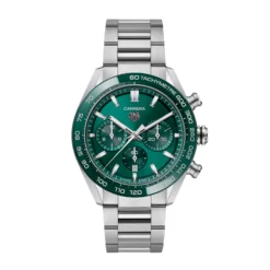 TAG Heuer Carrera Chronograph Green Dial Watch, 44mm