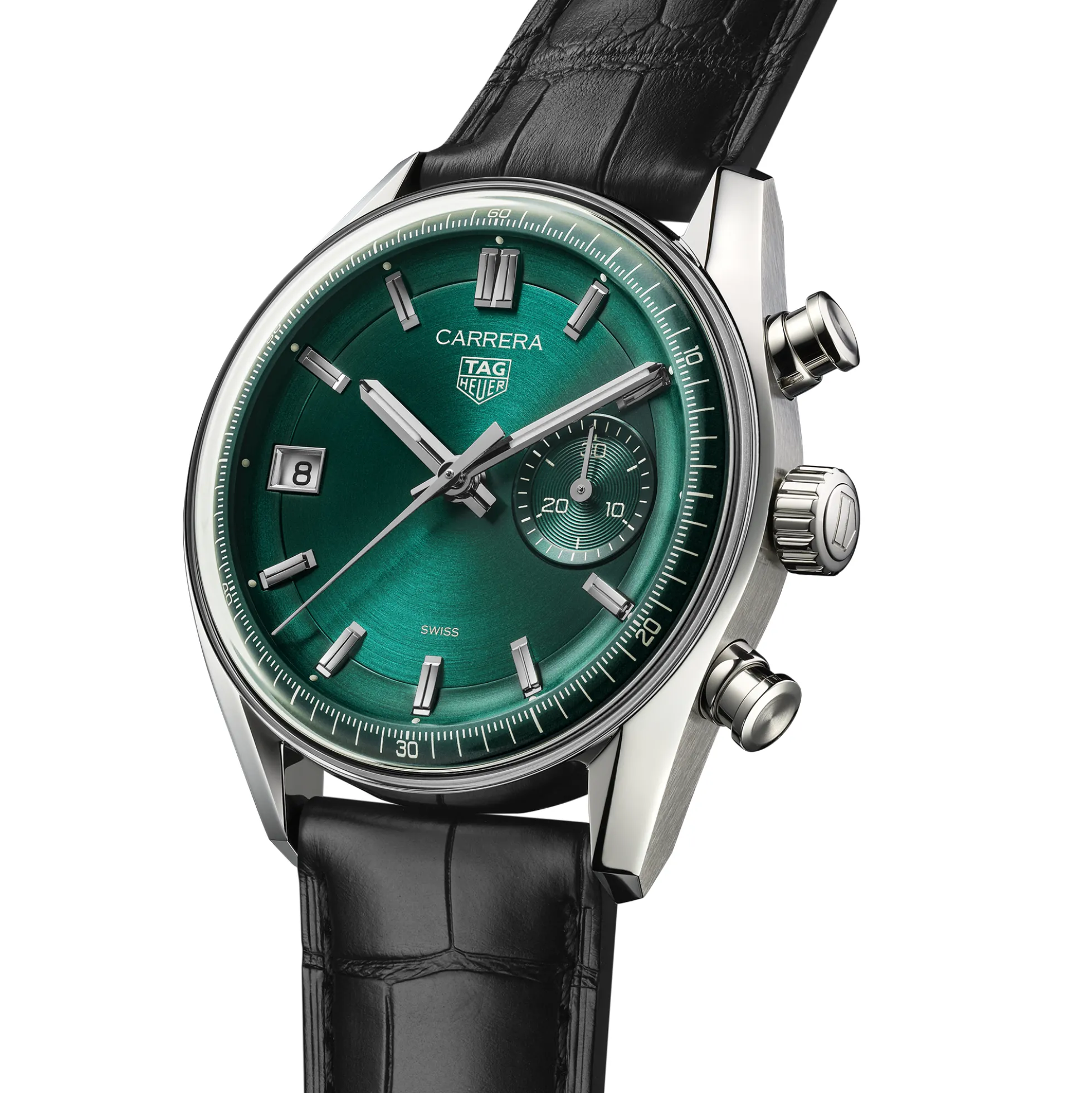 TAG Heuer Carrera Chronograph Green Dial, 39mm
