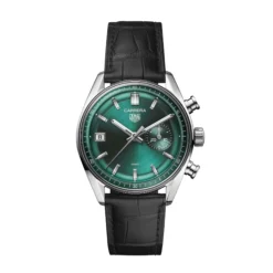 TAG Heuer Carrera Chronograph Green Dial, 39mm