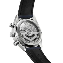 TAG Heuer Carrera Chronograph Watch Steel Case Blue Dial, 39mm