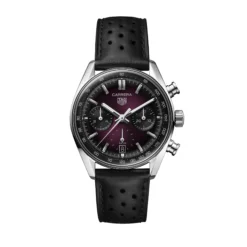 TAG Heuer Carrera Chronograph Purple Dial Watch, 39mm