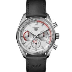 TAG Heuer Carrera Chronosprint x Porsche White Dial Watch, 42mm