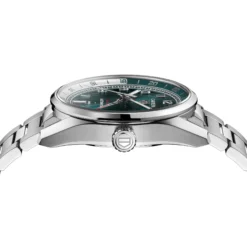 TAG Heuer Carrera Date Twin-Time Green Dial Watch, 41mm
