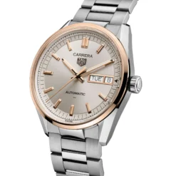 TAG Heuer Carrera Day-Date Beige Dial Watch, 41mm