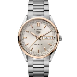 TAG Heuer Carrera Day-Date Beige Dial Watch, 41mm