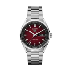 TAG Heuer Carrera Day-Date Red Dial Watch, 41mm