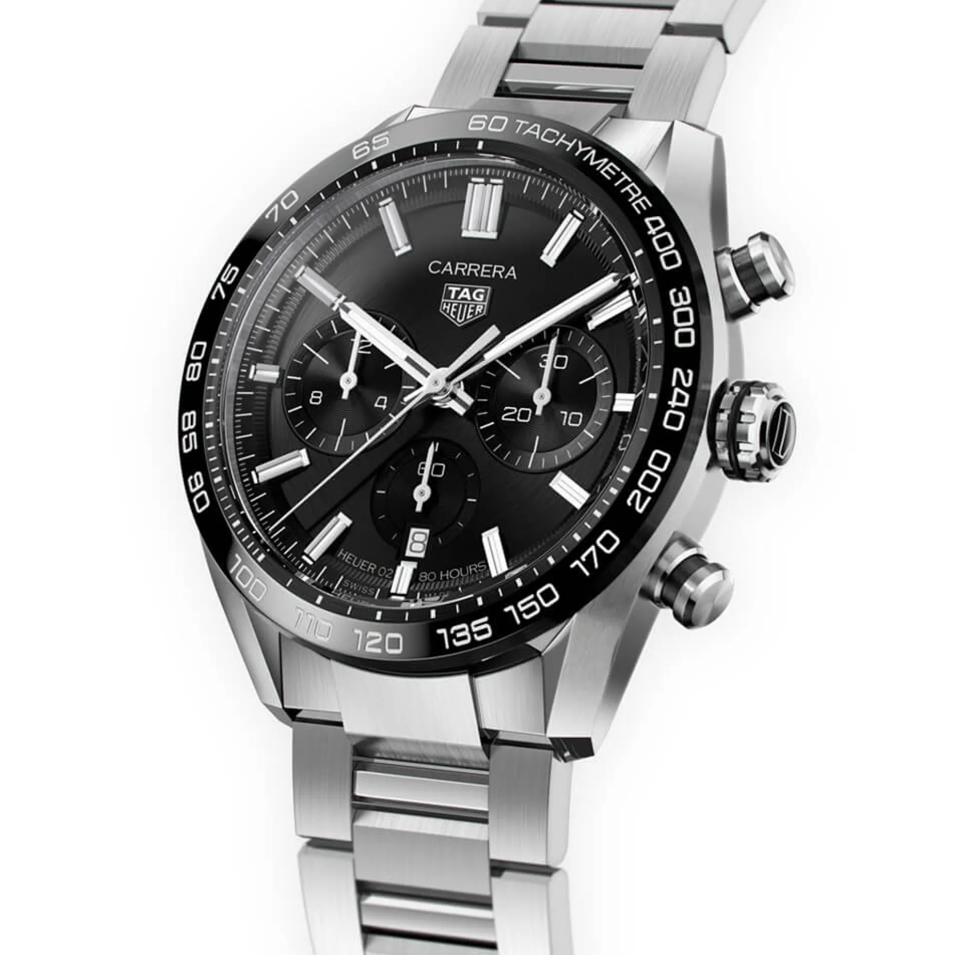 TAG Heuer Carrera Heuer 02 Automatic Mens Black Steel Watch