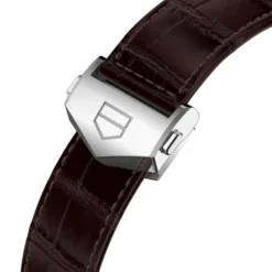 TAG Heuer Carrera Heuer 02 Automatic Mens Grey Leather Chronograph Watch
