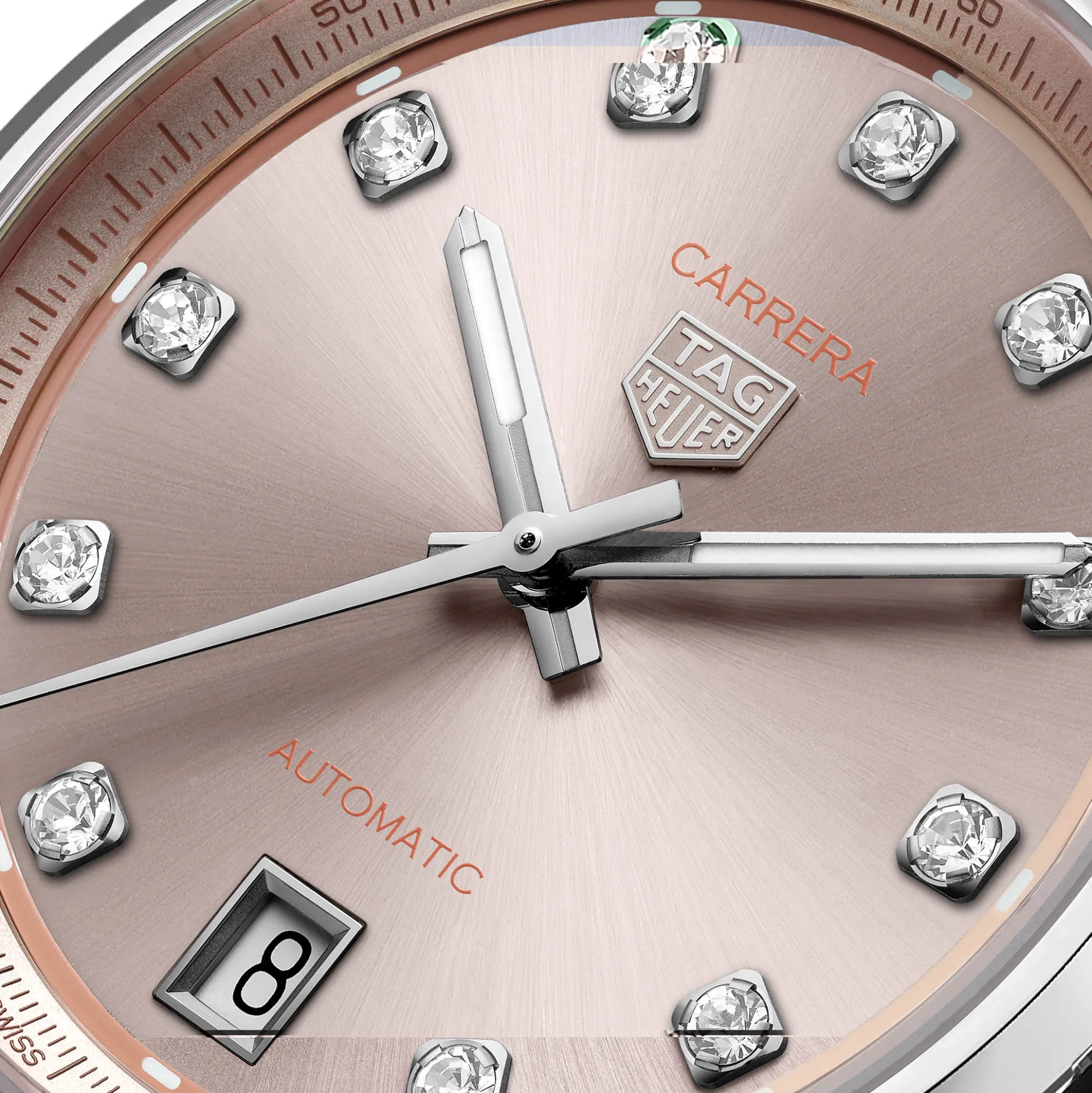TAG Heuer Carrera Pink Dial Watch, 36mm
