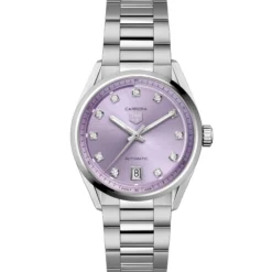 TAG Heuer Carrera Purple Dial Watch, 36mm