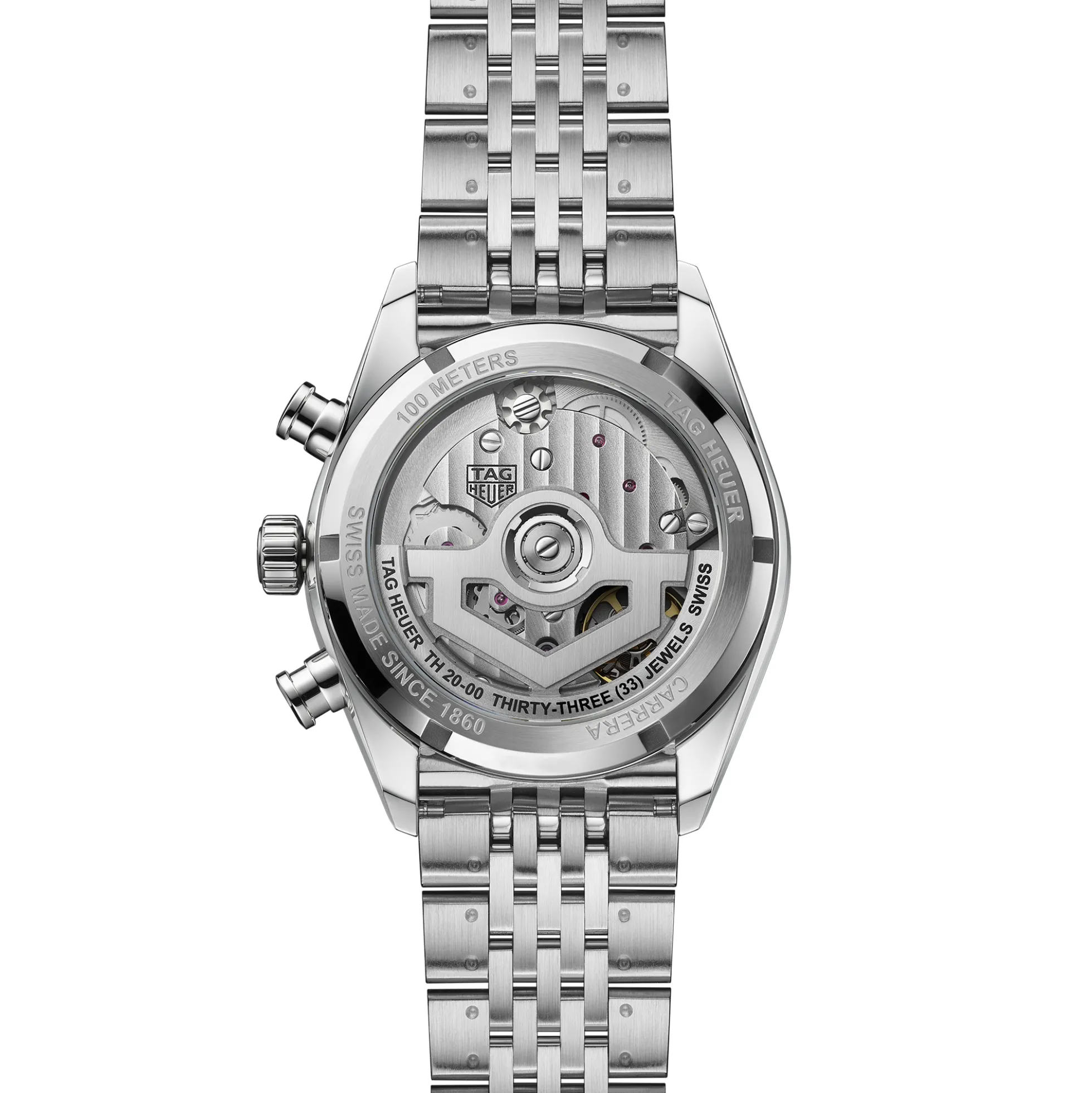 TAG Heuer Chronograph Black Dial Watch, 39mm