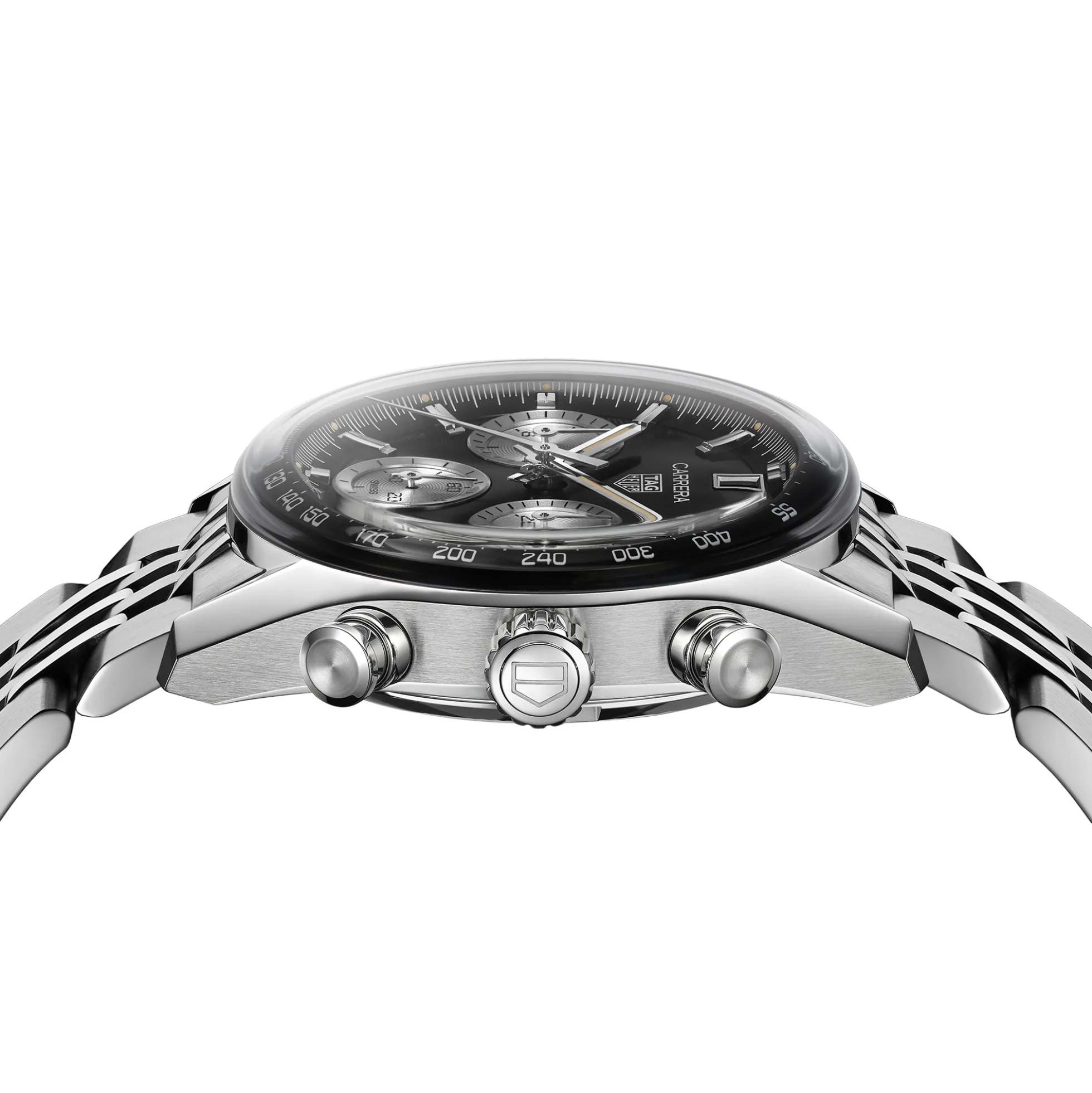 TAG Heuer Chronograph Black Dial Watch, 39mm