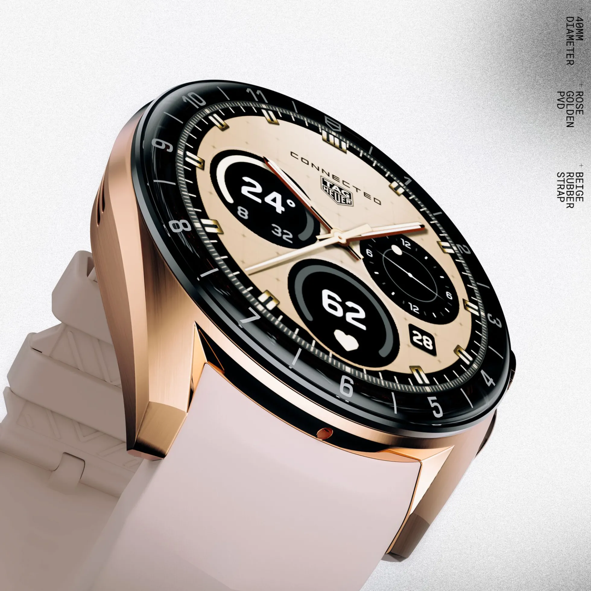 TAG Heuer Connected Calibre E5 Golden Bright Edition, 40mm