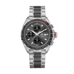 TAG Heuer Formula 1 Calibre 16 Automatic Mens Grey Steel Black Ceramic Chronograph Watch